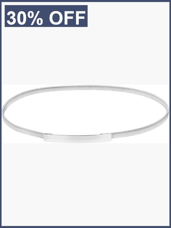 Skinny Metal Cinch Belt Gold Waistband Elastic Waist Belt main image 7